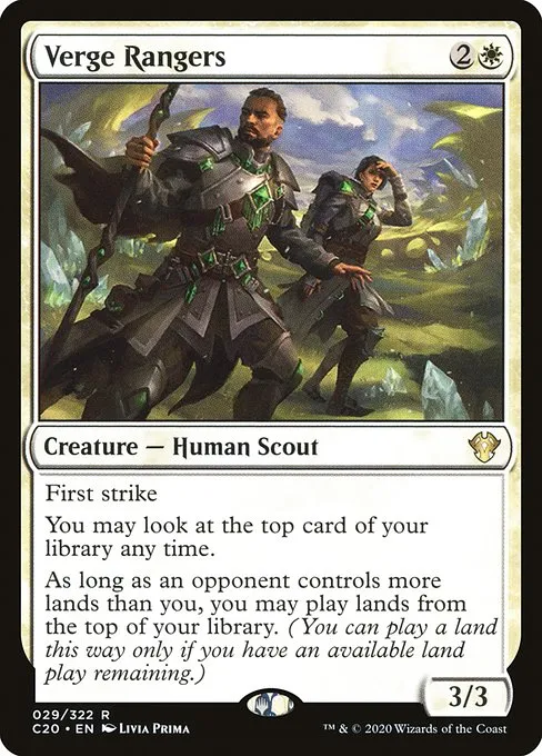 Verge Rangers · Commander 2020 29/322