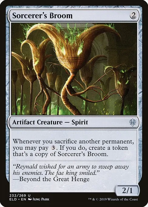 Sorcerer's Broom · Throne of Eldraine 232/398