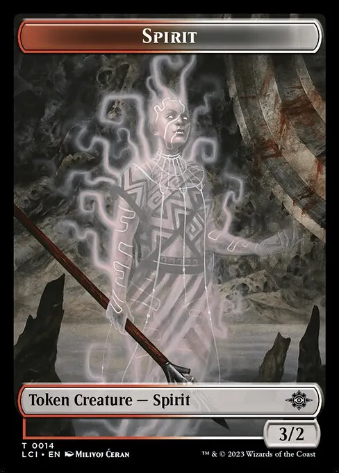 Spirit · The Lost Caverns of Ixalan Tokens 14/19