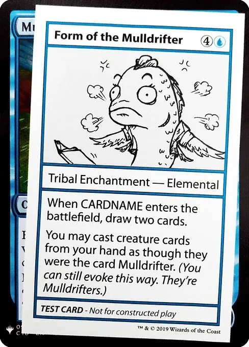 Form of the Mulldrifter · Mystery Booster Playtest Cards 2019 22/121