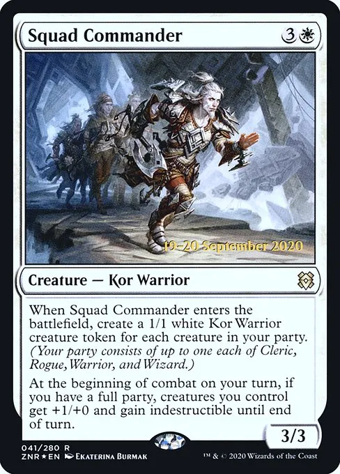 Squad Commander · Zendikar Rising Promos 41s/153
