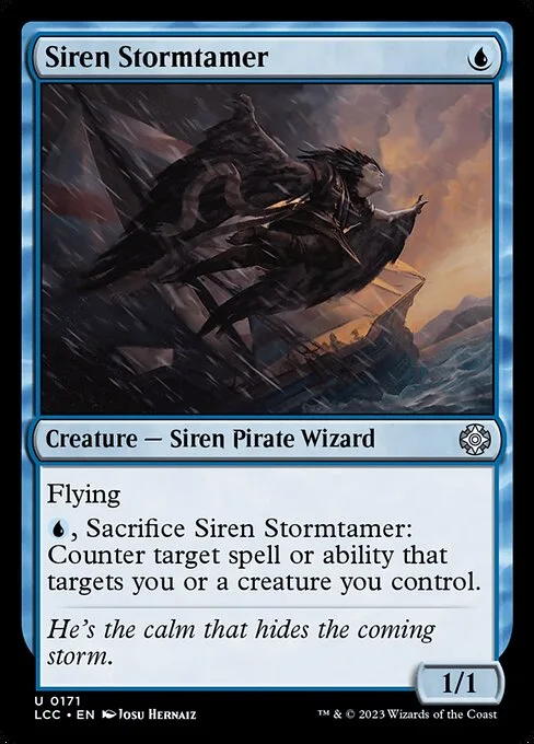 Siren Stormtamer · The Lost Caverns of Ixalan Commander 171/370