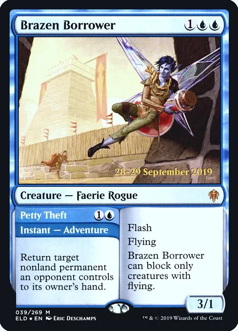 Brazen Borrower // Petty Theft · Throne of Eldraine Promos 39s/138