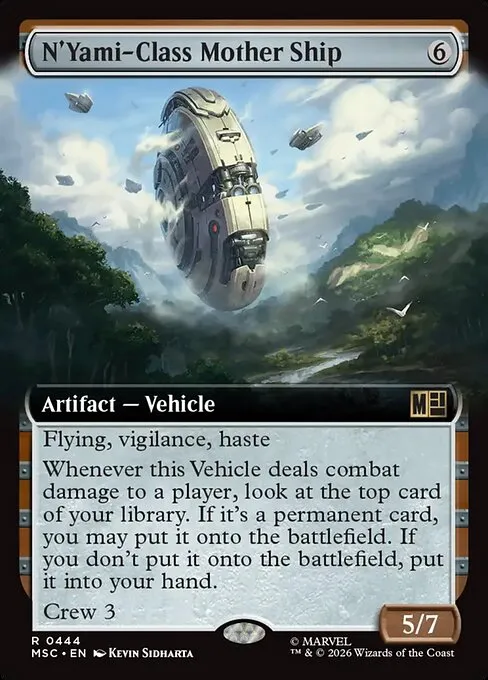 N'Yami-Class Mother Ship · Marvel Super Heroes Commander 444/9