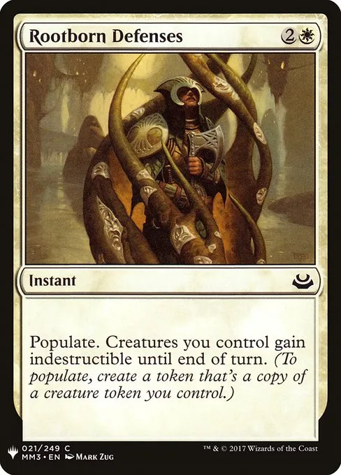 Rootborn Defenses · The List MM3-21/5050