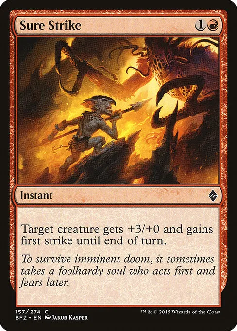 Sure Strike · Battle for Zendikar 157/299