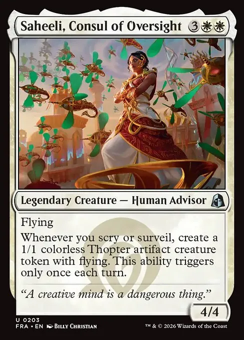 Saheeli, Consul of Oversight · Reality Fracture 203/7