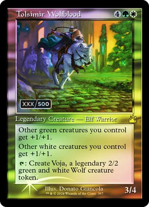Tolsimir Wolfblood · Ravnica Remastered 387z/531