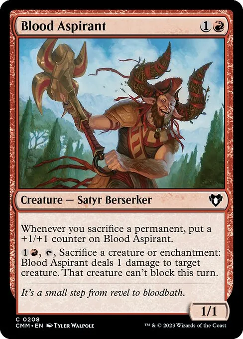 Blood Aspirant · Commander Masters 208/1067