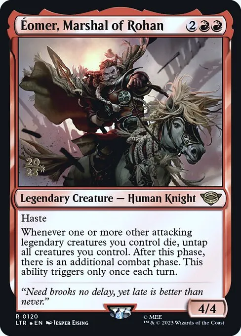 Éomer, Marshal of Rohan · Tales of Middle-earth Promos 120s/86