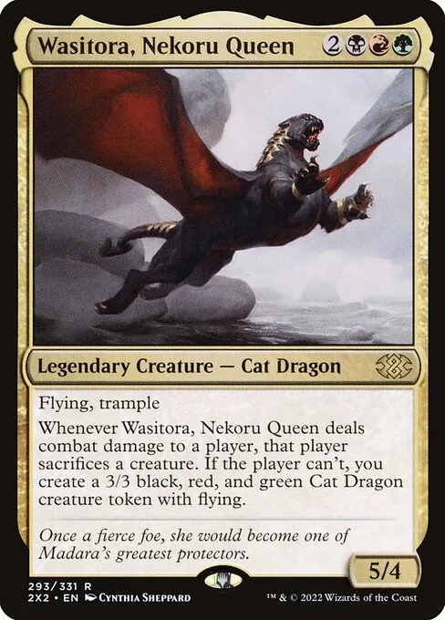 Wasitora, Nekoru Queen · Double Masters 2022 293/579