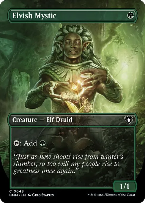 Elvish Mystic · Commander Masters 648/1067