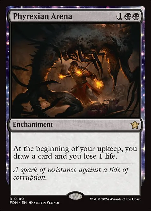 Phyrexian Arena · Foundations 180/771