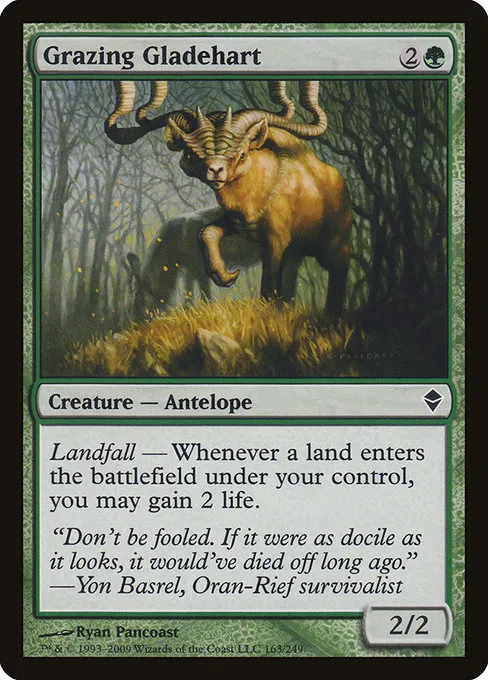 Grazing Gladehart · Zendikar 163/269