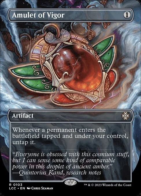 Amulet of Vigor · The Lost Caverns of Ixalan Commander 103/370