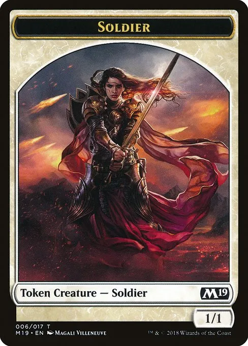 Soldier · Core Set 2019 Tokens 6/18