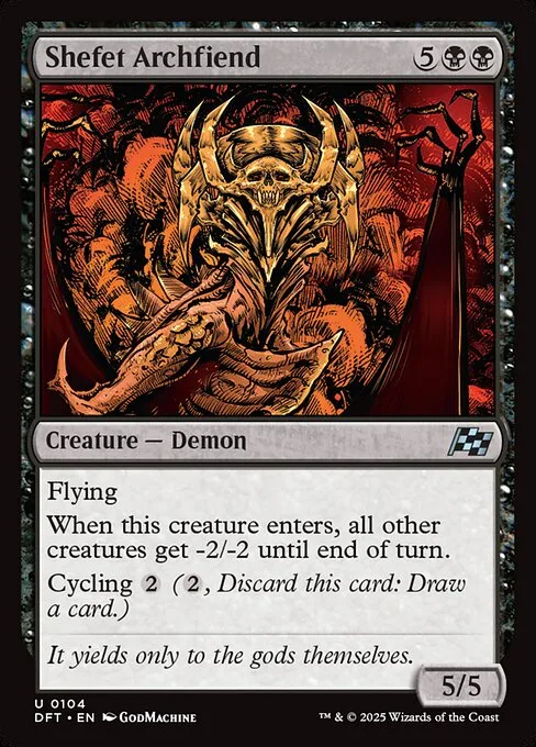 Shefet Archfiend · Aetherdrift 104/553