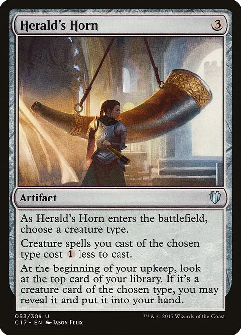 Herald's Horn · Commander 2017 53/309