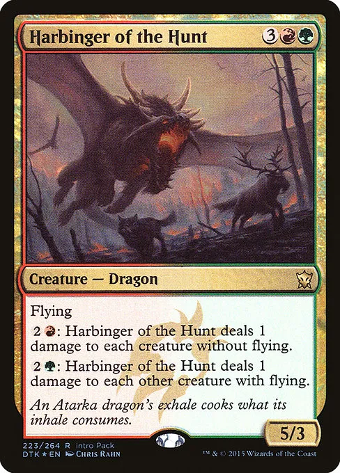 Harbinger of the Hunt · Dragons of Tarkir Promos 223/51