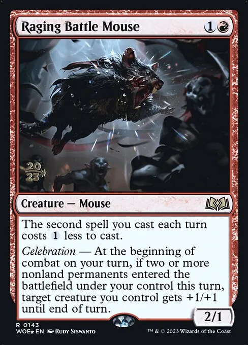 Raging Battle Mouse · Wilds of Eldraine Promos 143s/160