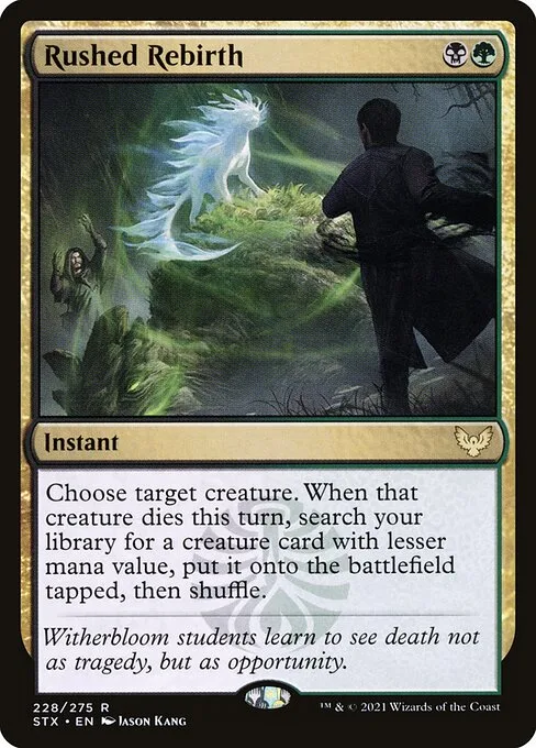 Rushed Rebirth · Strixhaven: School of Mages 228/393