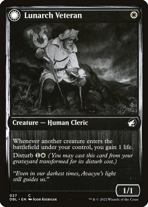 Lunarch Veteran // Luminous Phantom · Innistrad: Double Feature 27/535