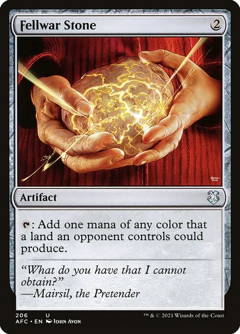 Fellwar Stone · Forgotten Realms Commander 206/331