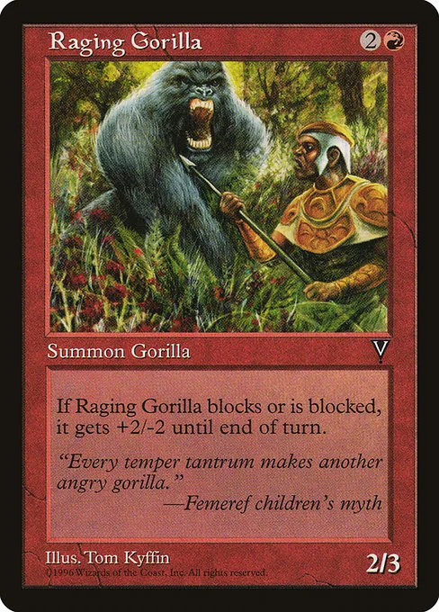 Raging Gorilla · Visions 90/167