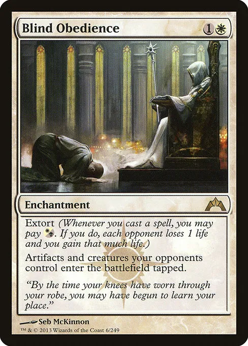 Blind Obedience · Gatecrash 6/249
