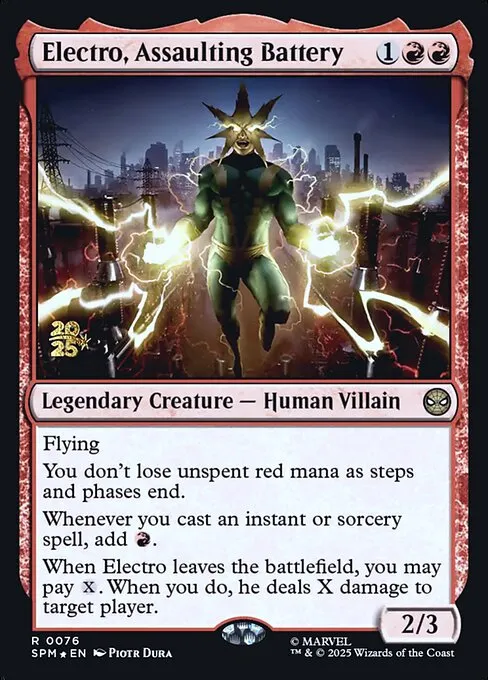 Electro, Assaulting Battery · Marvel's Spider-Man Promos 76s/68