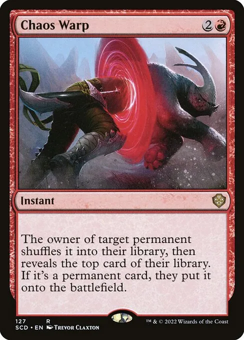 Chaos Warp · Starter Commander Decks 127/352