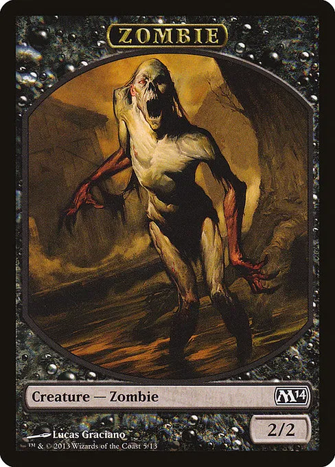Zombie · Magic 2014 Tokens 5/13