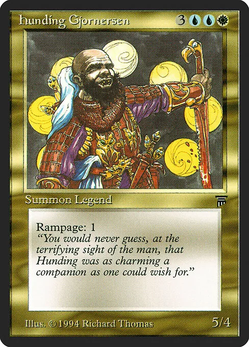 Hunding Gjornersen · Legends 231/310