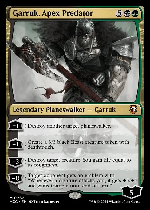 Garruk, Apex Predator · Modern Horizons 3 Commander 262/398