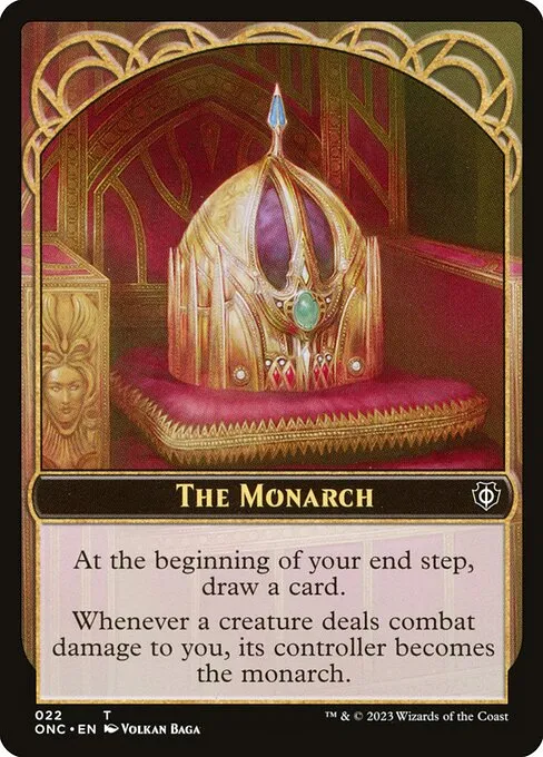 The Monarch · Phyrexia: All Will Be One Commander Tokens 22/23