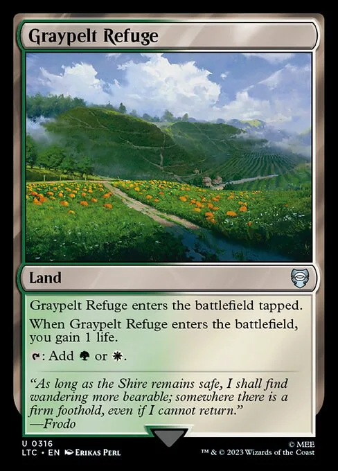 Graypelt Refuge · Tales of Middle-earth Commander 316/591