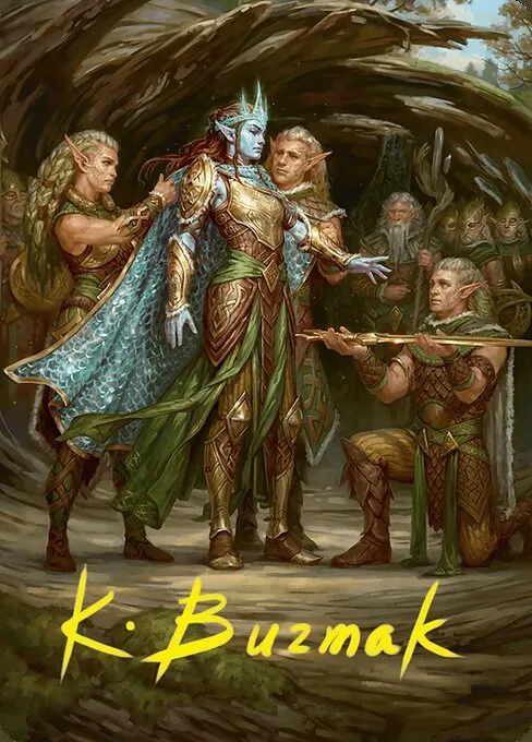 Lathril, Blade of the Elves // Lathril, Blade of the Elves · Foundations Art Series 48/55