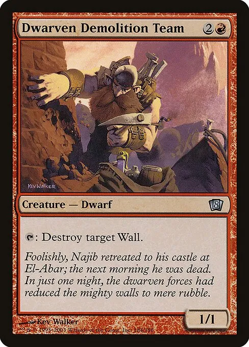 Dwarven Demolition Team · Eighth Edition 184★/711