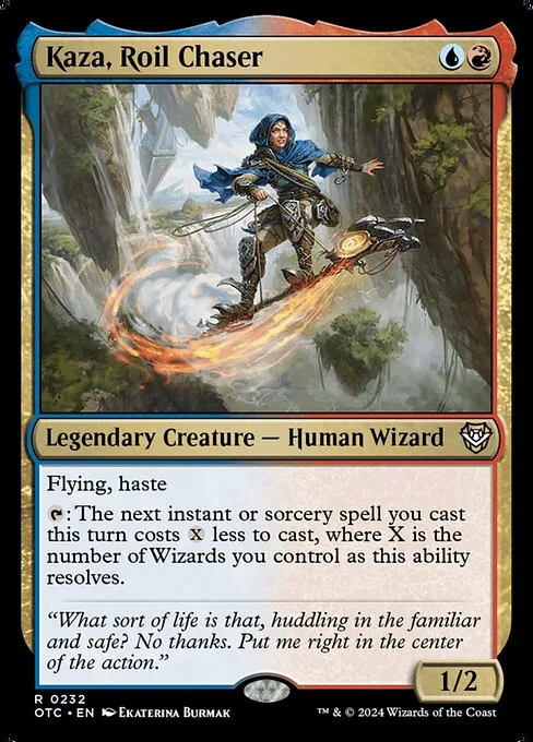 Kaza, Roil Chaser · Outlaws of Thunder Junction Commander 232/342