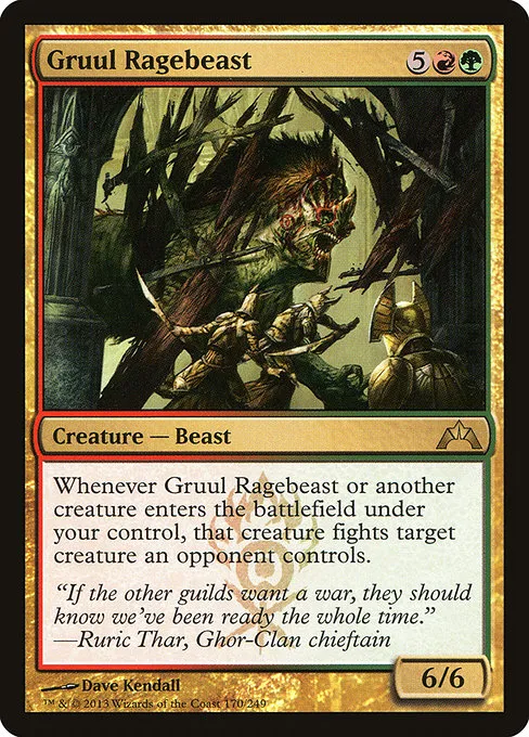 Gruul Ragebeast · Gatecrash 170/249