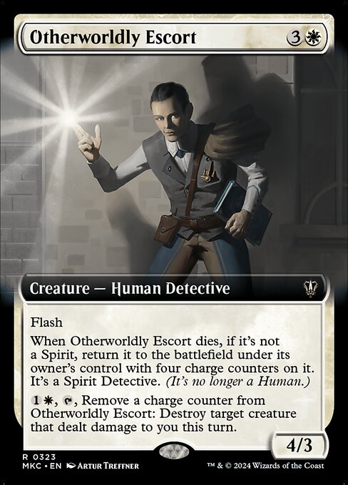 Otherworldly Escort · Murders at Karlov Manor Commander 323/358