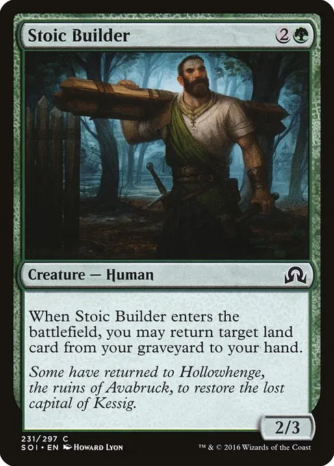 Stoic Builder · Shadows over Innistrad 231/302