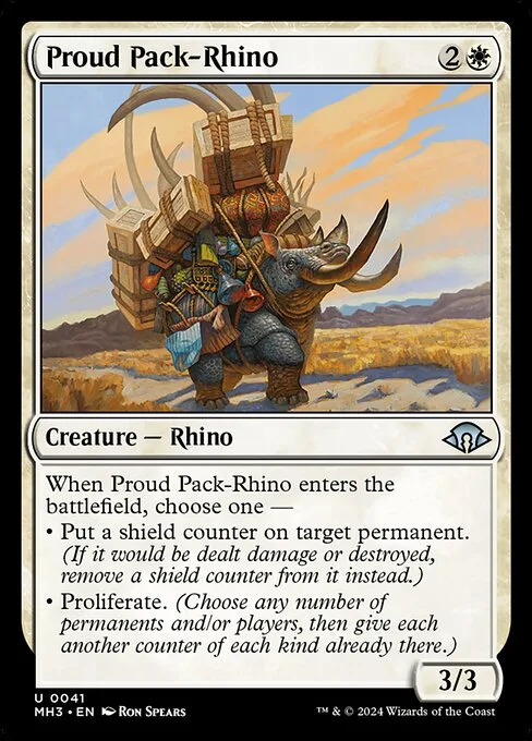 Proud Pack-Rhino · Modern Horizons 3 41/528