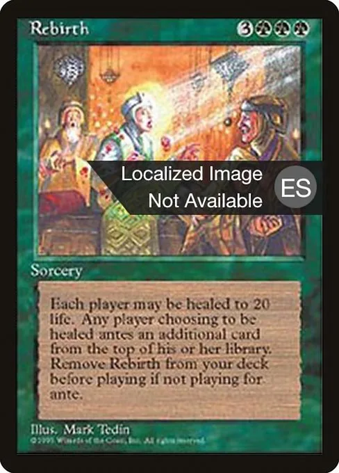 Rebirth · Fourth Edition Foreign Black Border 267/378