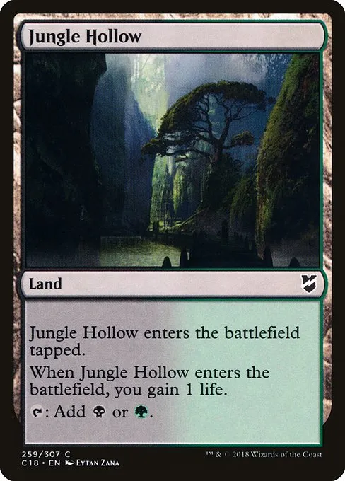 Jungle Hollow · Commander 2018 259/307