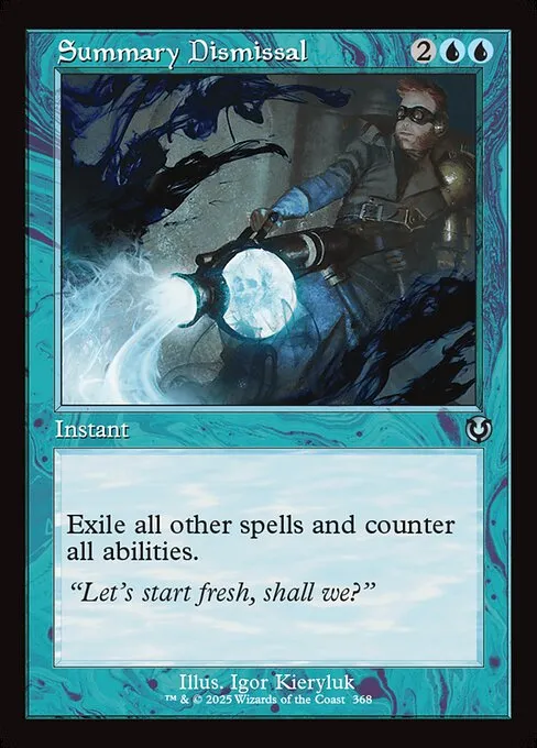 Summary Dismissal · Innistrad Remastered 368/495