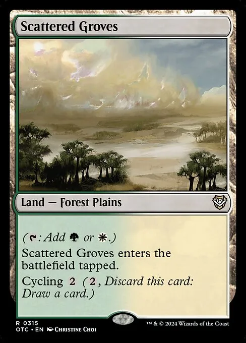 Scattered Groves · Outlaws of Thunder Junction Commander 315/342