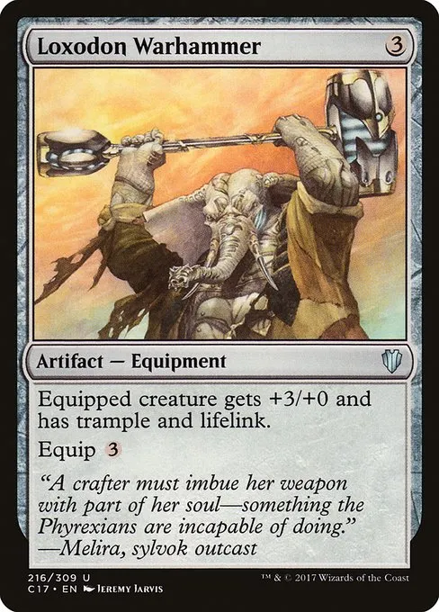 Loxodon Warhammer · Commander 2017 216/309