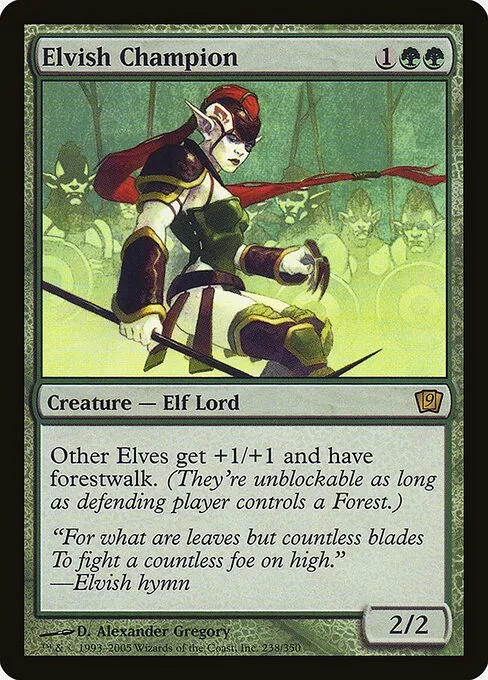 Elvish Champion · Ninth Edition 238★/710
