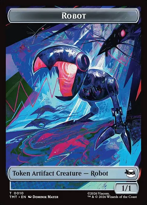 Robot · Teenage Mutant Ninja Turtles Tokens 10/10